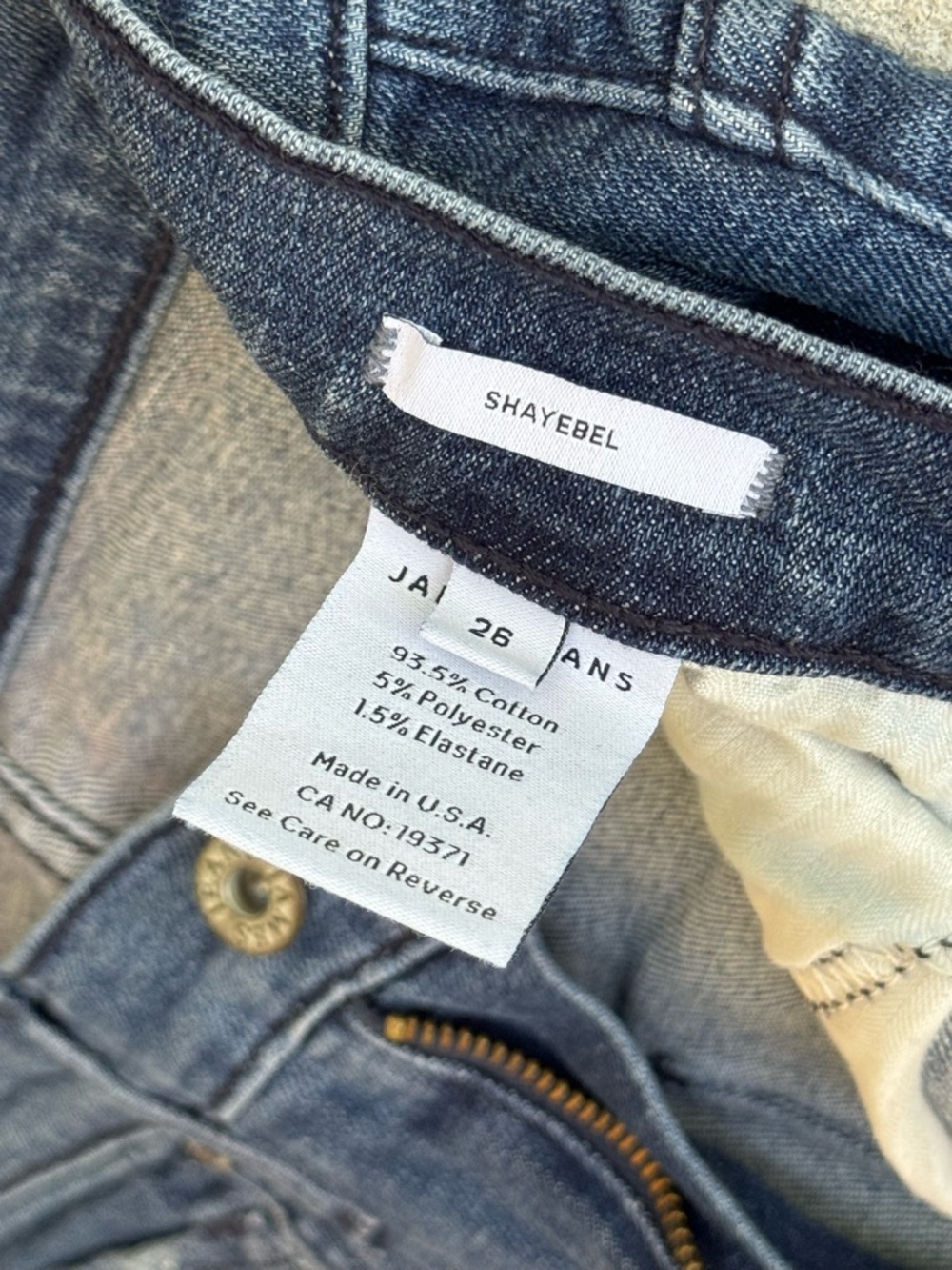 SOLD James Jeans Shayebel Medium Blue Mid-Rise Flare - Picture 4 of 6